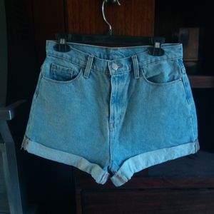 High rise mom shorts